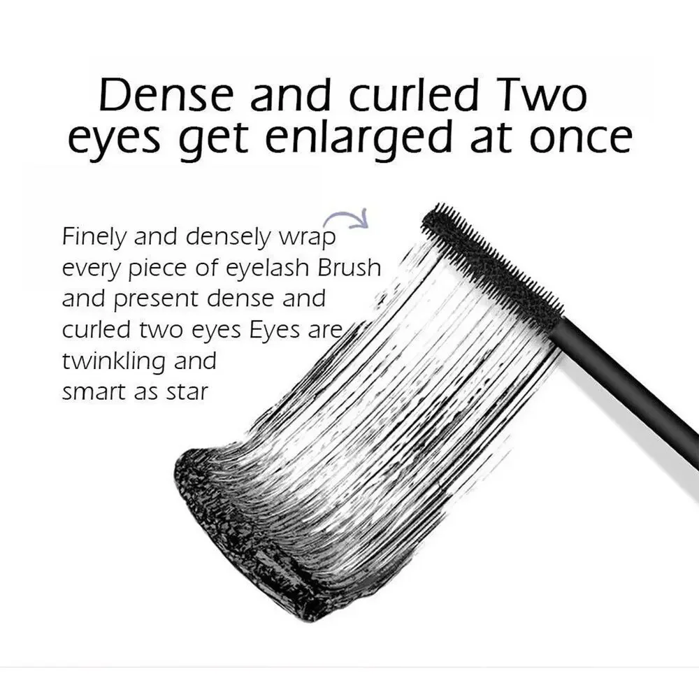 2 Pk 4D Silk Fiber Mascara – Waterproof, Thick Long Lashes, Vivid Galaxy Effect